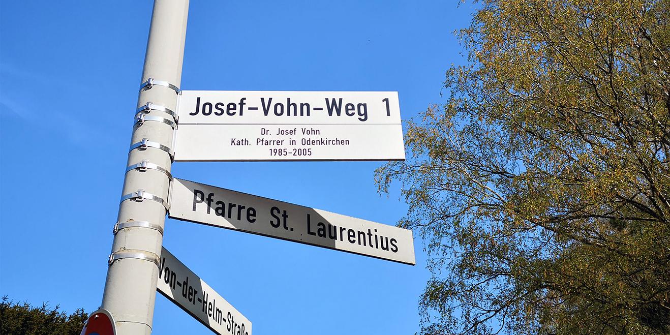 Straßenschild zum Josef-Vohn-Weg (c) Tobias Moll