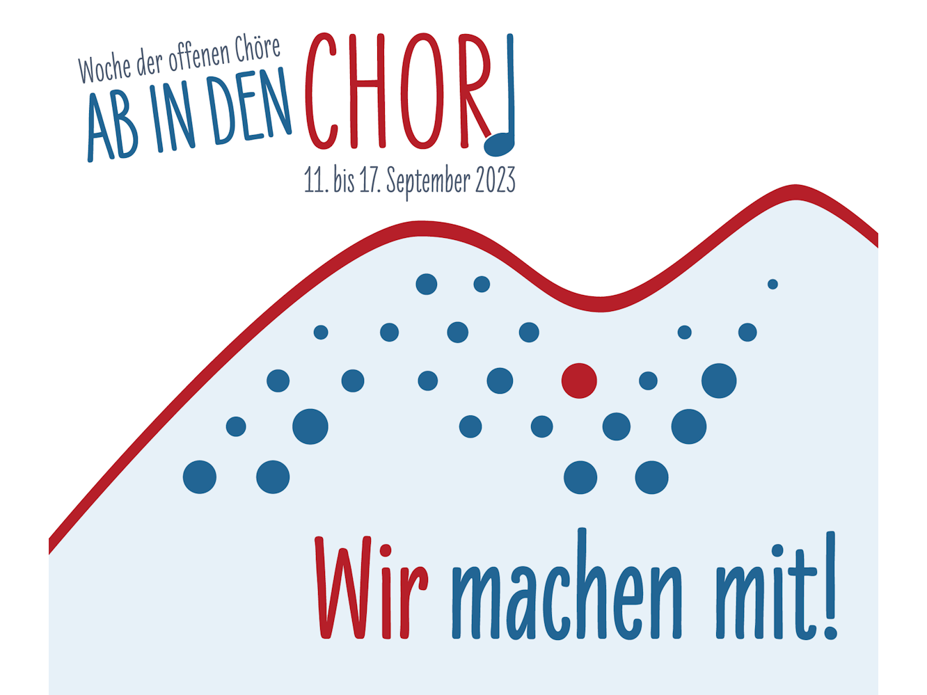 Ab in den Chor - Woche der offenen Chöre (c) Deutscher Chorverband